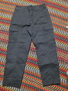 a new day Black Straight-Leg Cargo Jeans